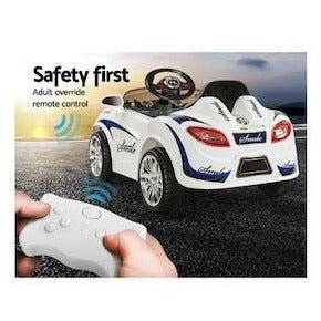 Rigo Kids Ride On Car - Black & White Bugatti - Little Kids Business