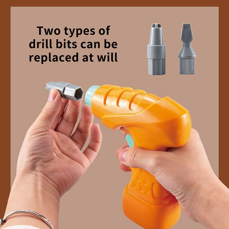 4PCS Take Apart Dinosaur Drill Kids Learning Construction Building Toys Gift - Little Kids Business