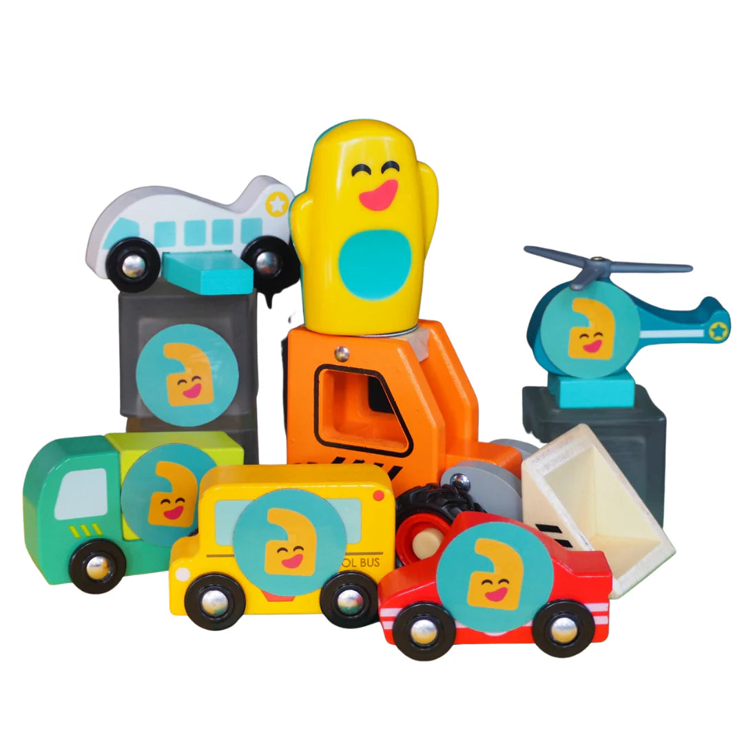 Talkiplay Vehicle Sensory Toy Speech Therapy for Kids Set