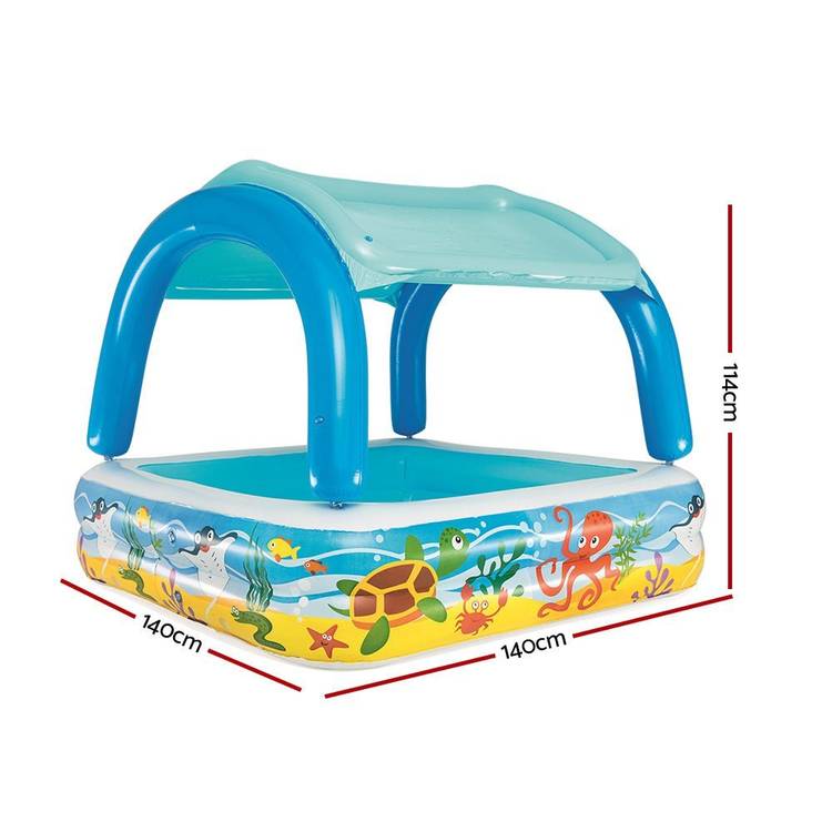 Bestway Inflatable Kids Pool Canopy Play Pool Swimming Pool Family Pools - Little Kids Business