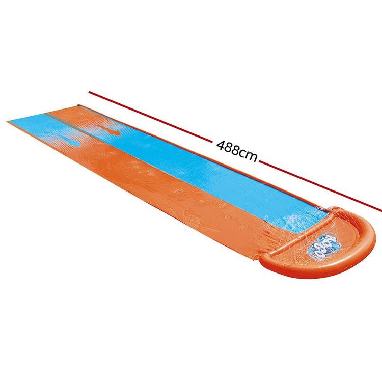 Bestway Inflatable Water Slip Slide Double Kids Splash Toy Outdoor Play 4.88M - Little Kids Business