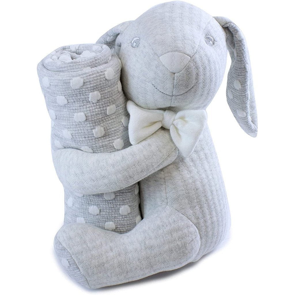 Bubba Blue Grey Soft Cuddles 2Pc Gift Set - Little Kids Business