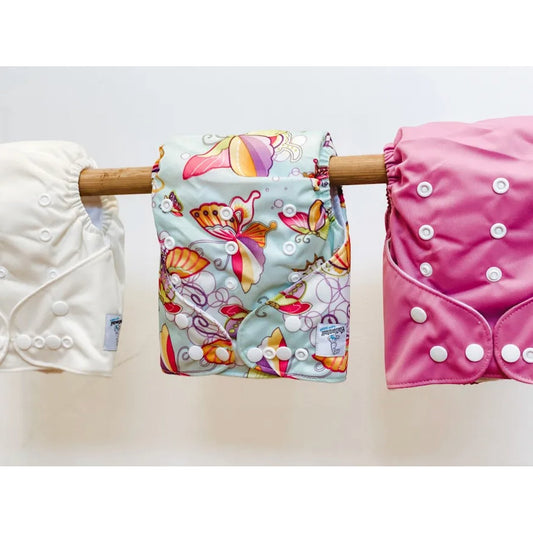 Cottontail Modern Cloth Nappy - Fairy Butterfly Trio Pack - Little Kids Business