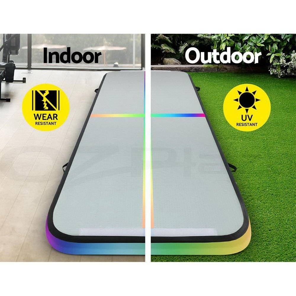 Everfit 3M Air Track Gymnastics Tumbling Exercise Mat Inflatable Mats + Pump - Little Kids Business