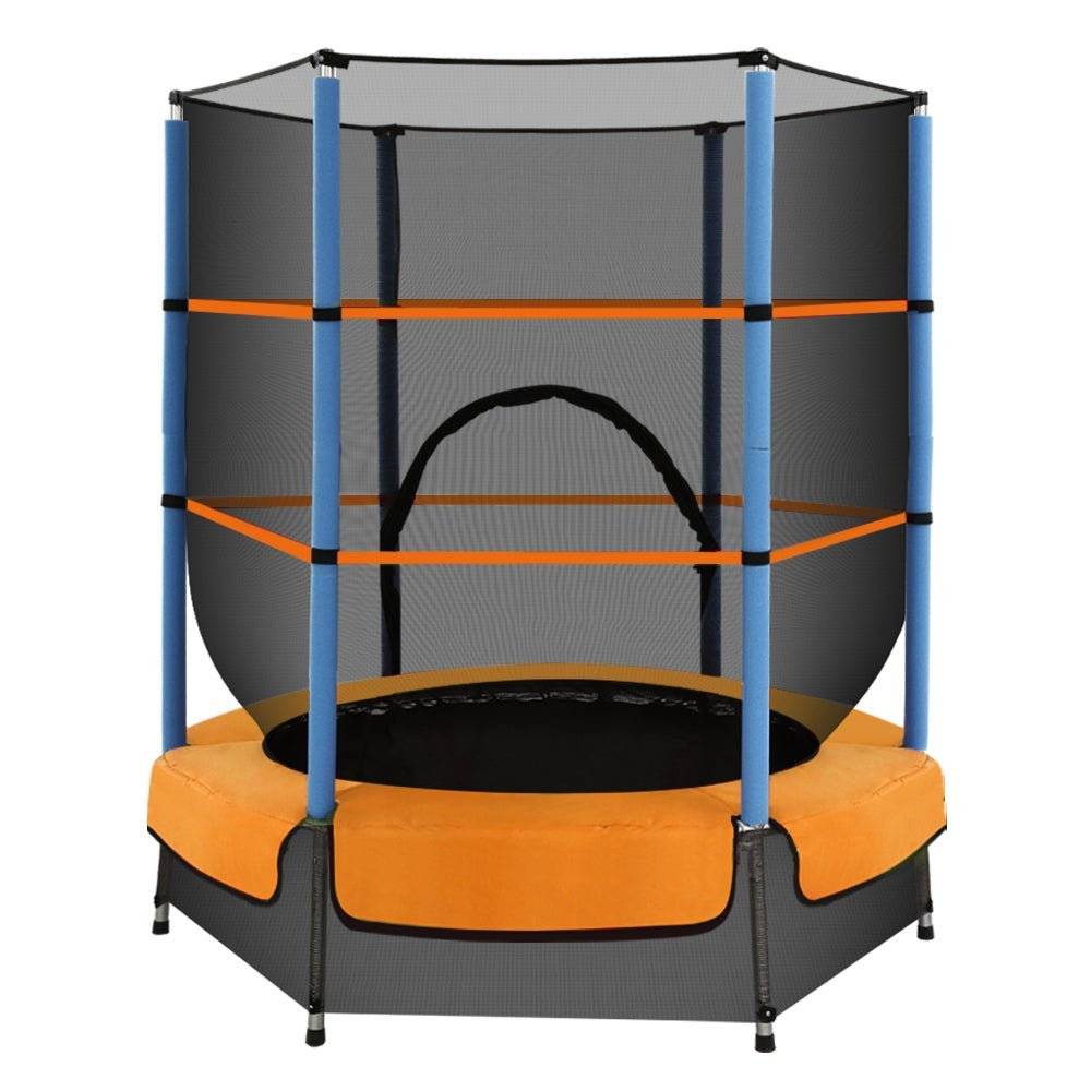 Everfit 4.5FT Trampoline Round Trampolines Kids Enclosure Outdoor Indoor Gift - Little Kids Business