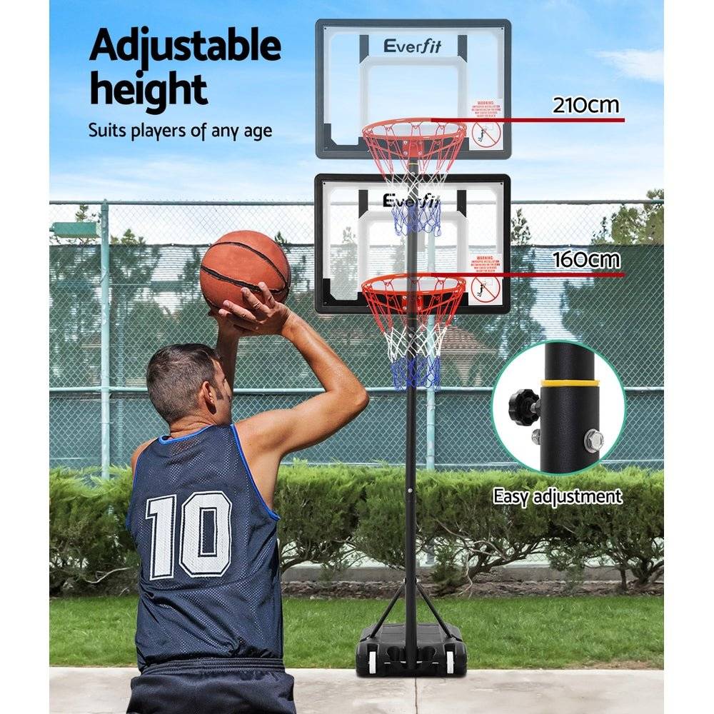 Everfit Adjustable Portable Basketball Hoop Stand - Little Kids Business