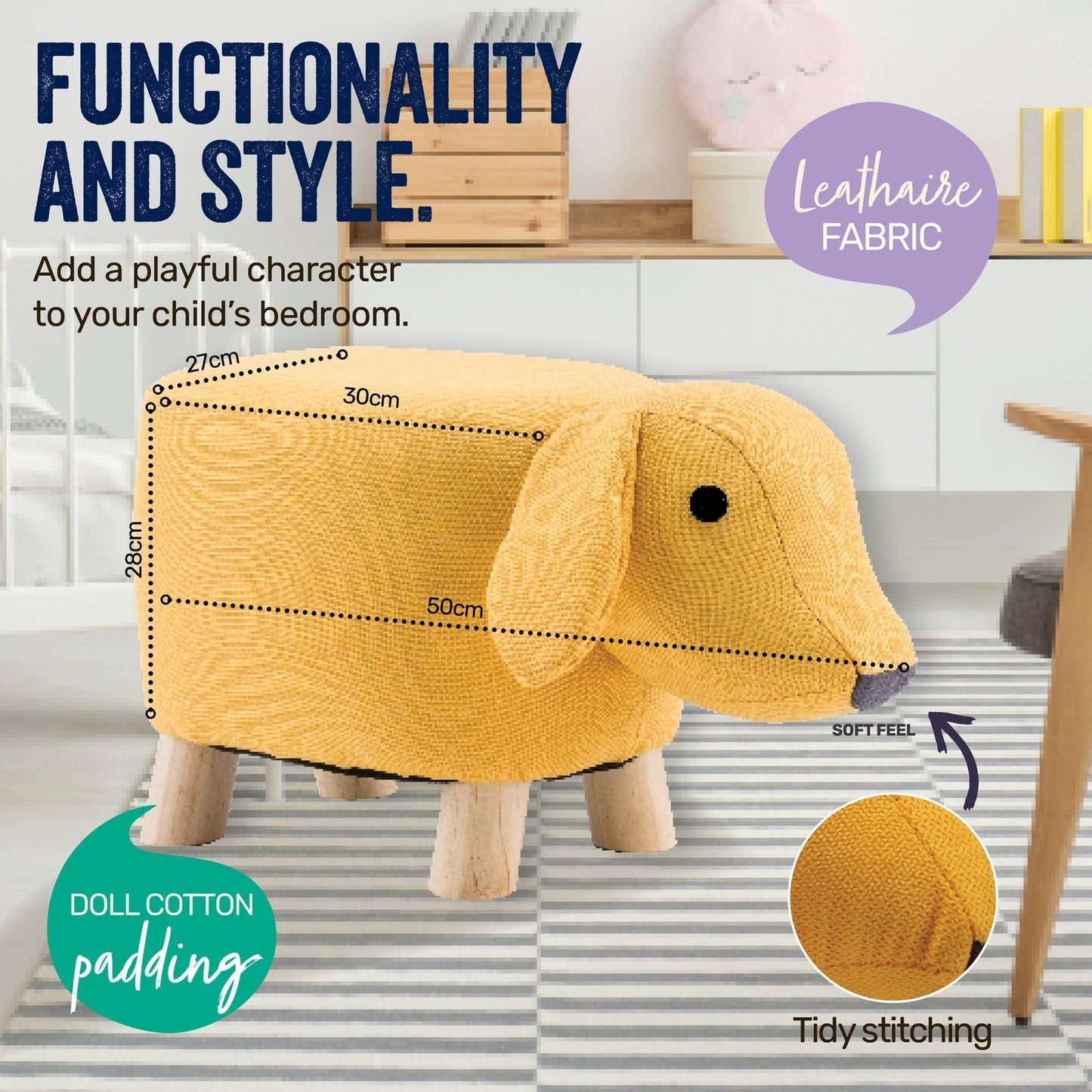 Home Master Kids Animal Stool Cute Dog Character Premium Quality &amp; Style - Little Kids Business