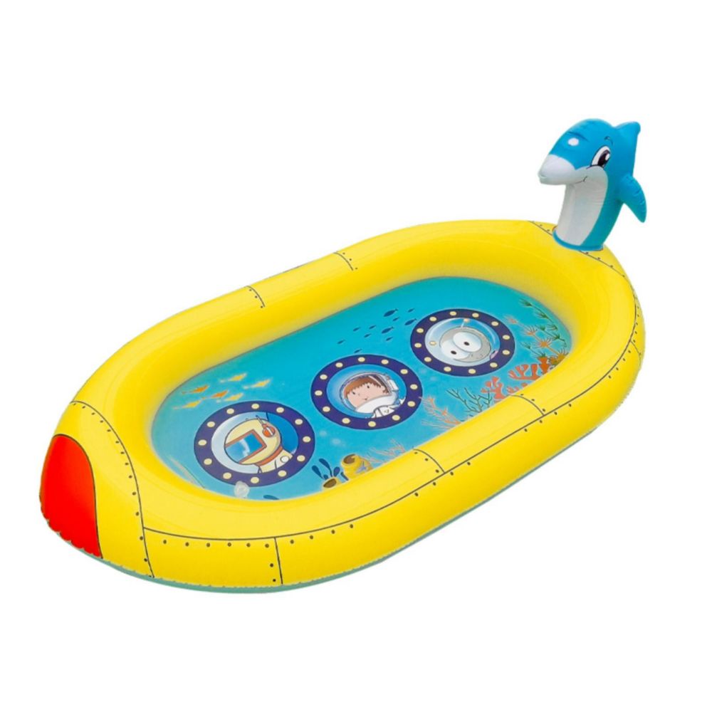 Inflatable Sprinkler Pool for Kids - Submarine - Little Kids Business