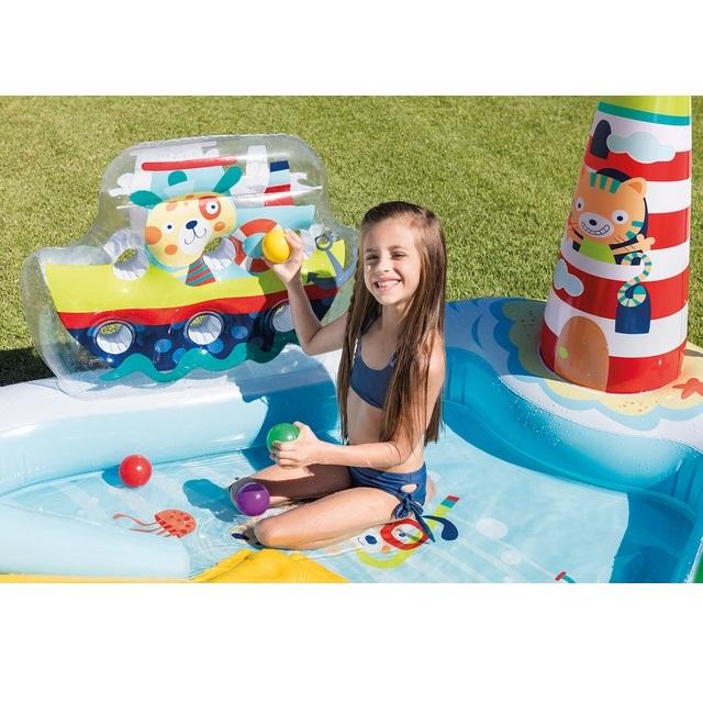 INTEX Fishing Fun Play Center Inflatable Kiddie Pool 57162NP - Little Kids Business