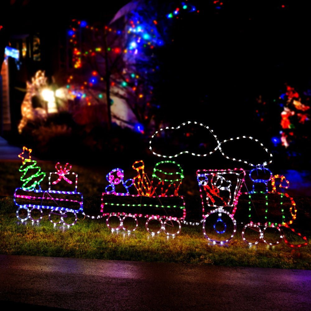 Jingle Jollys Christmas Lights Motif LED Rope Light Train Xmas Decor - Little Kids Business