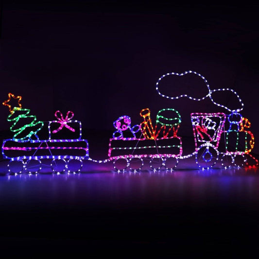 Jingle Jollys Christmas Lights Motif LED Rope Light Train Xmas Decor - Little Kids Business