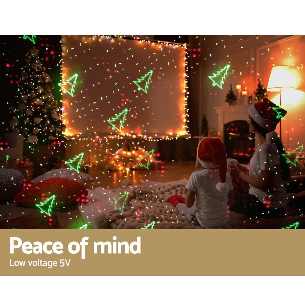 Jingle Jollys Moving LED Lights Laser Projector Landscape Lamp Christmas Decor - Little Kids Business