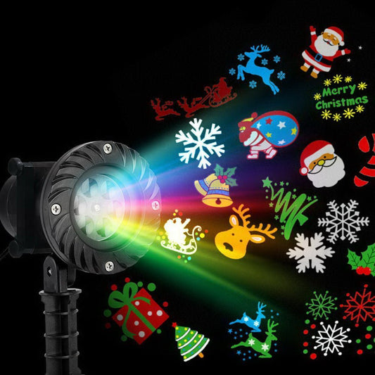 Jingle Jollys Pattern LED Laser Landscape Projector Light Lamp Christmas Party - Little Kids Business