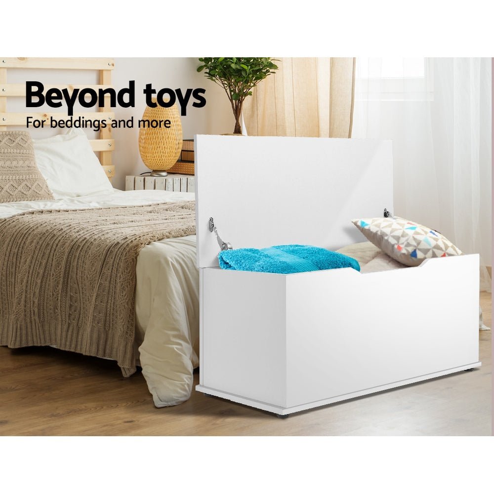 Keezi Blanket Box Kids Toy Storage Ottoman Chest Cabinet Clothes Bench Children - Little Kids Business