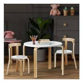 Keezi Kids Nordic 3PC Table Chair Set - Little Kids Business