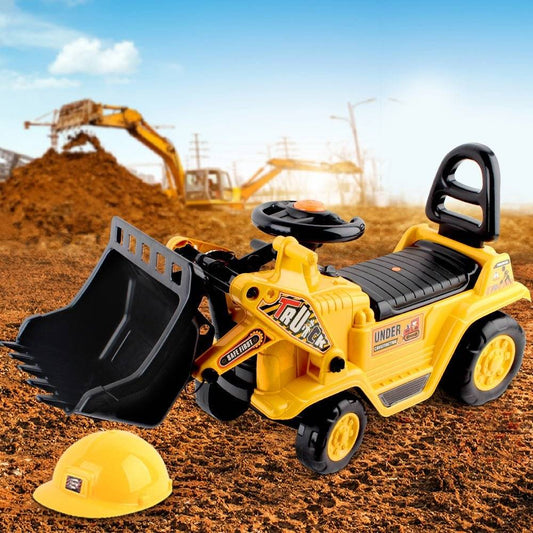 Keezi Kids Ride On Bulldozer - Yellow - Little Kids Business