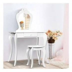 Keezi White Kids Dressing Table - Little Kids Business