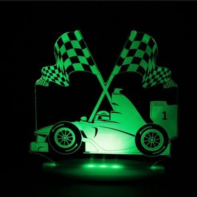 Kids Remote Controlled , Colour Changing Night Light - Race Car - Little Kids Business