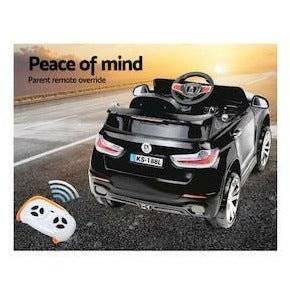 Kids Ride On Car BMW X5 Inspired Electric 12V Black - Little Kids Business