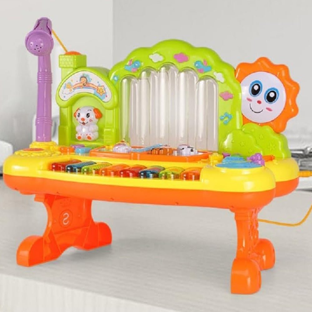 Kids Toy Musical Electronic Piano Keyboard (Yellow) - Little Kids Business