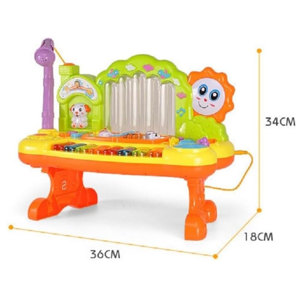 Kids Toy Musical Electronic Piano Keyboard (Yellow) - Little Kids Business