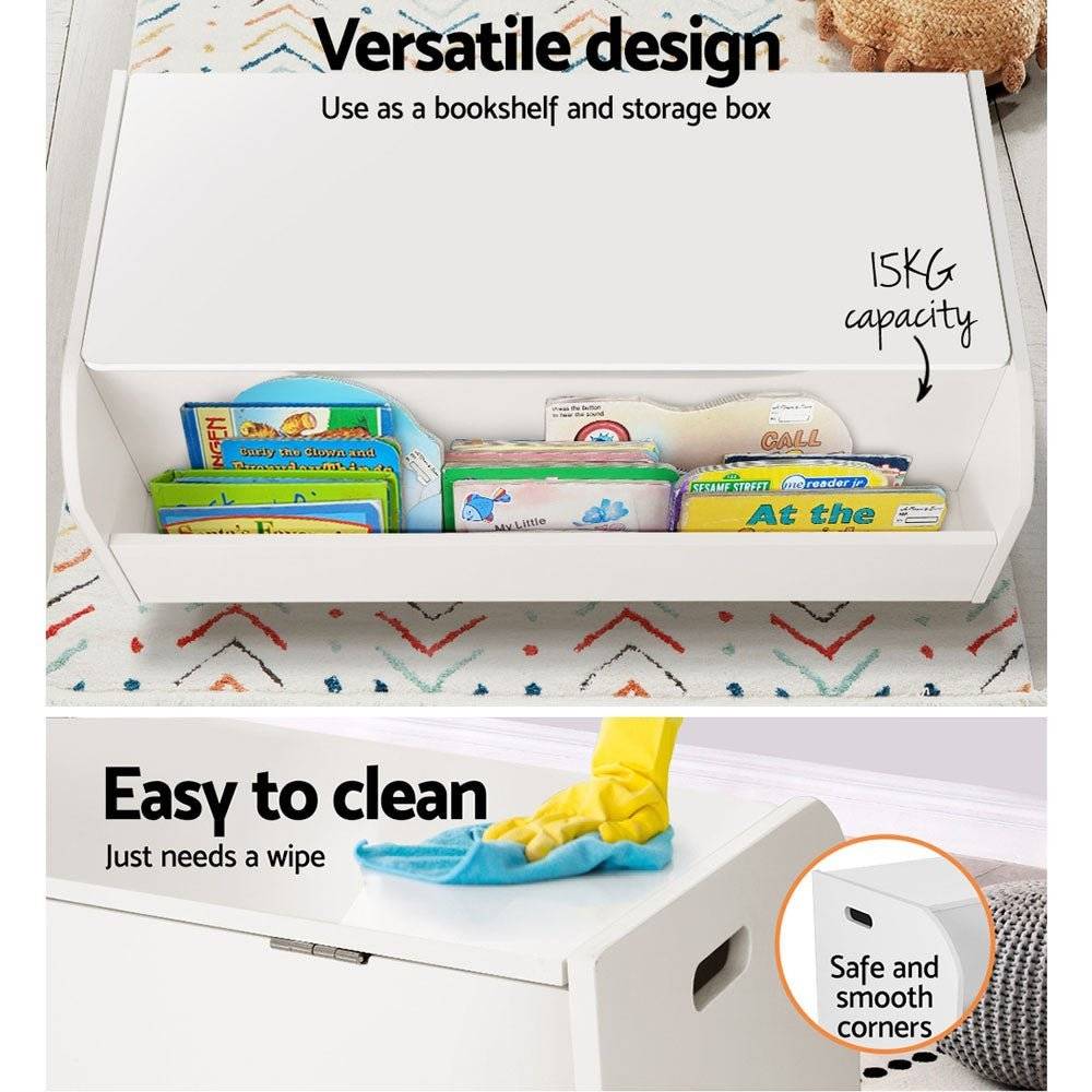 Kids ToyBox Bookshelf Storage Organiser - Little Kids Business