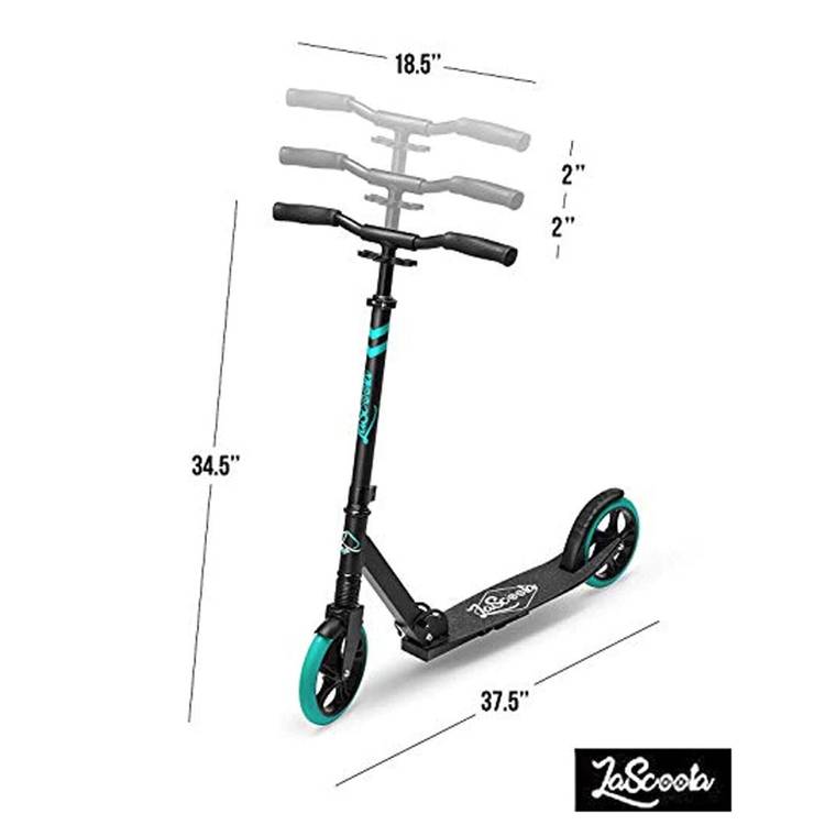 Lascoota Pulse Kick Push Commuter Scooter Teen Adult Aqua - Little Kids Business