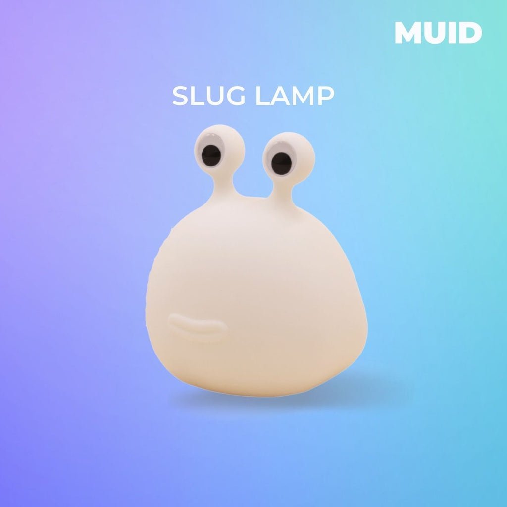 Muid Slug Night Lamp White HM--101-MUID - Little Kids Business