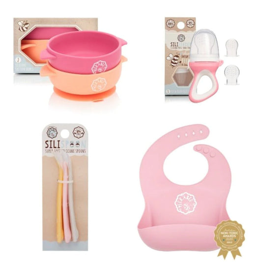 My First Food Starter Kit - Baby and Toddler - Pink - Little Kids Business