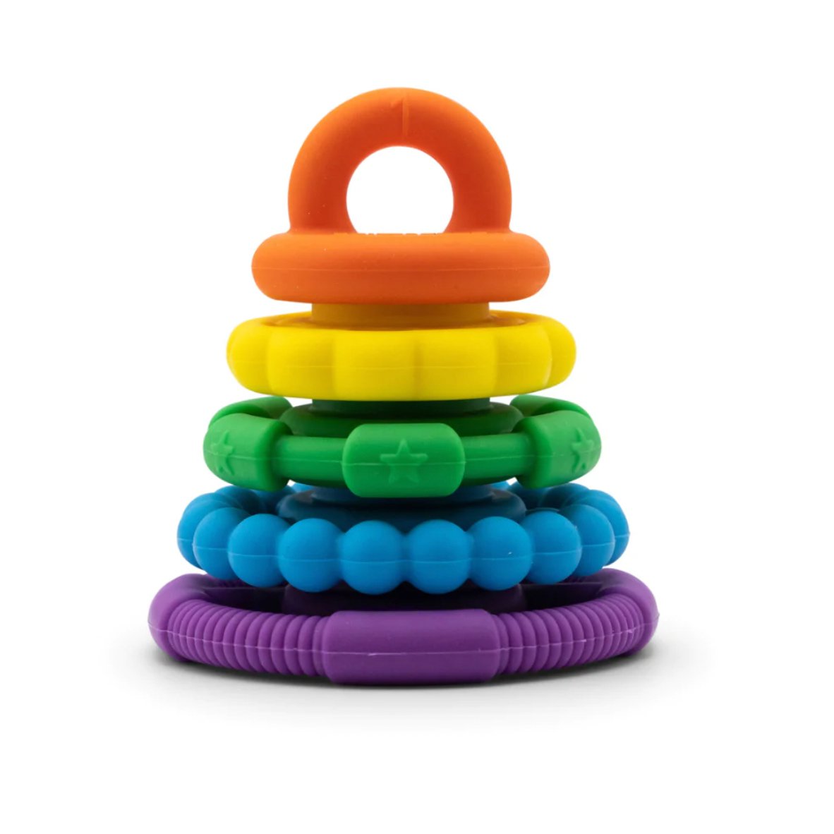 Rainbow Stacker and Baby Teething Toy - Various Colours - Little Kids Business