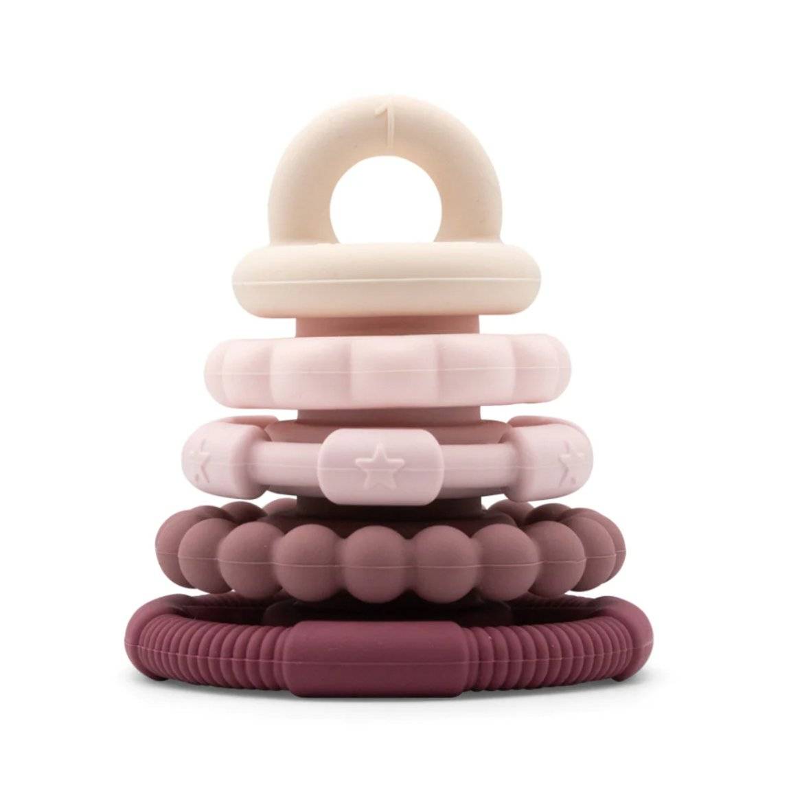 Rainbow Stacker and Baby Teething Toy - Various Colours - Little Kids Business