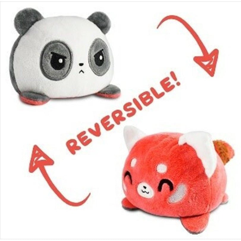 Reversible Plushie - Panda Black/Red - Little Kids Business