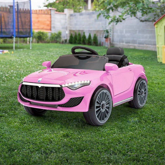 Rigo Kids Ride On Car Battery Electric Toy Remote Control Pink Cars Dual Motor - Little Kids Business