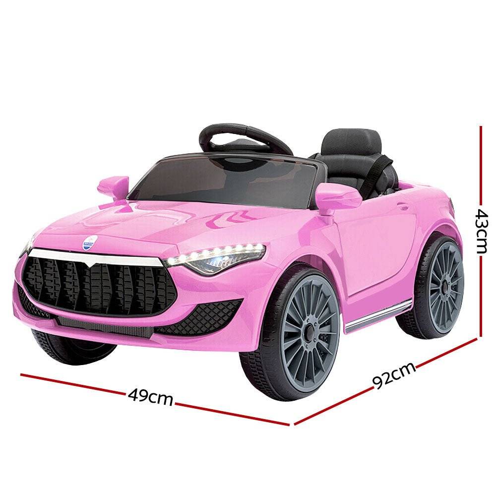 Rigo Kids Ride On Car Battery Electric Toy Remote Control Pink Cars Dual Motor - Little Kids Business