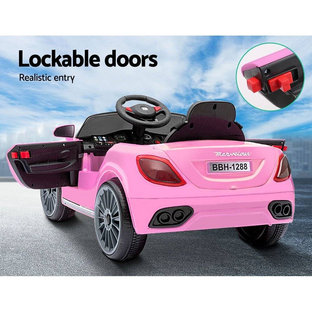 Rigo Kids Ride On Car Battery Electric Toy Remote Control Pink Cars Dual Motor - Little Kids Business