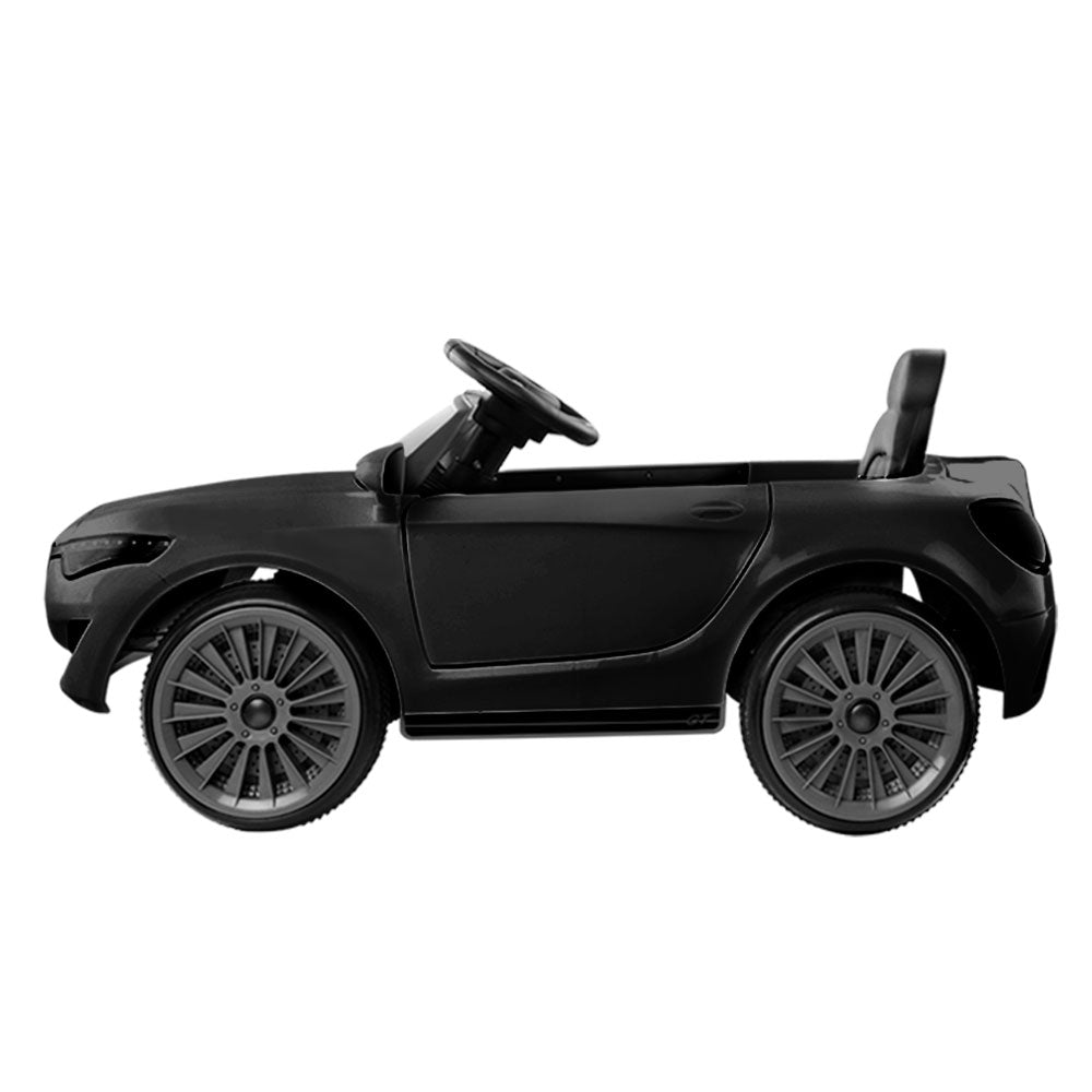 Rigo Kids Ride On Car Electric Toys 12V Battery Remote Control Black MP3 LED - Little Kids Business