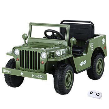 Rigo Kids Ride On Car Off Road Military Toy Cars 12V - Little Kids Business
