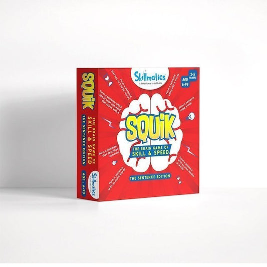 SQUIK The Sentence Edition - Fun & Fast Paced Educational Sentence Game for Kids - Little Kids Business