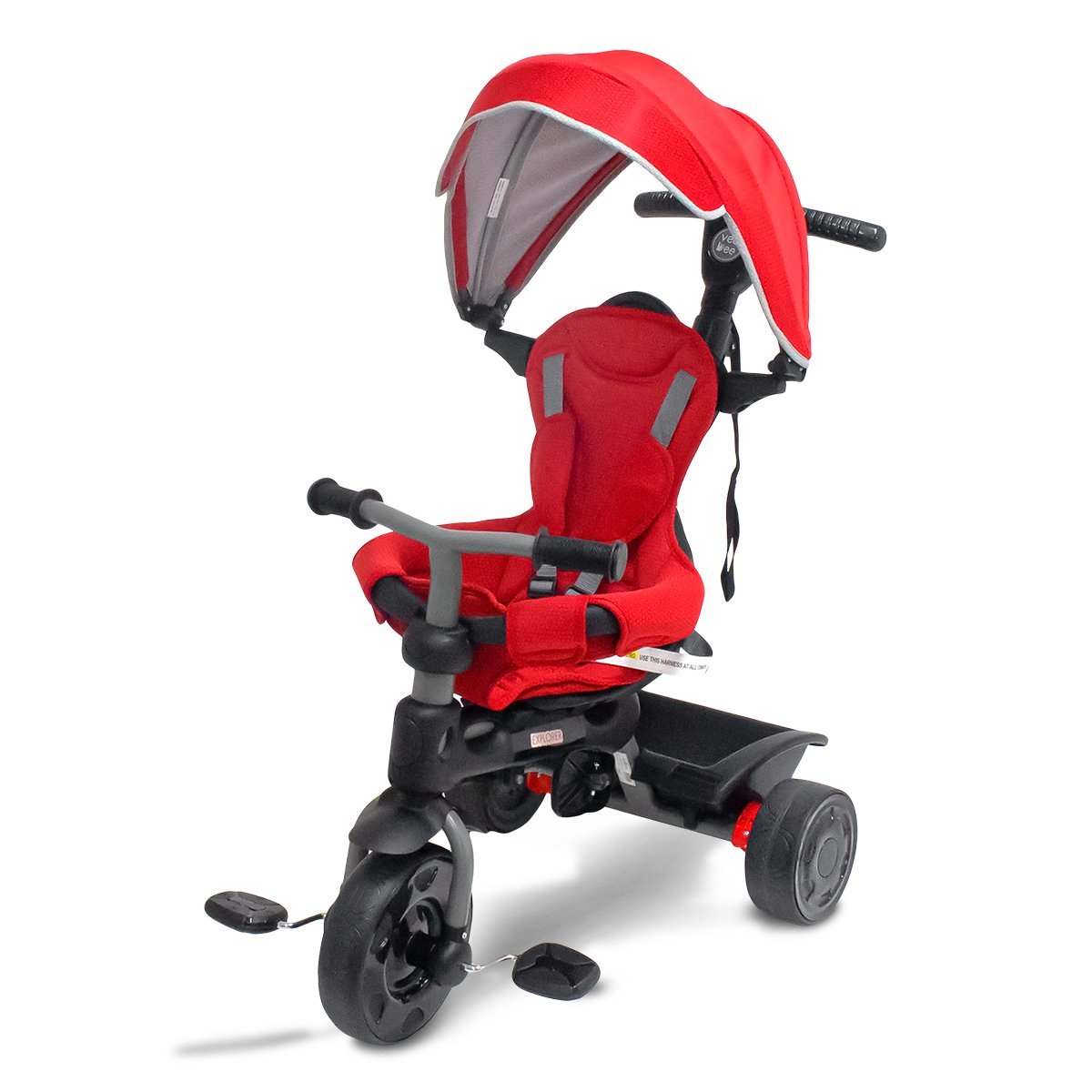 Veebee Explorer 3-stage Kids Trike With Canopy - Red - Little Kids Business