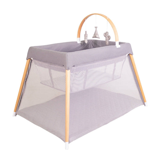 Zuri Timber Travel Cot - Little Kids Business