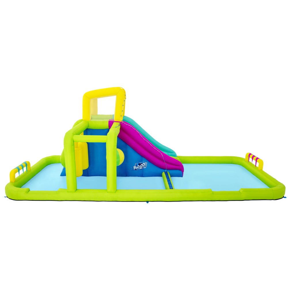 Bestway Inflatable Water Pack Pool Slide Castle Playground H2OGO Splash Course - Little Kids Business