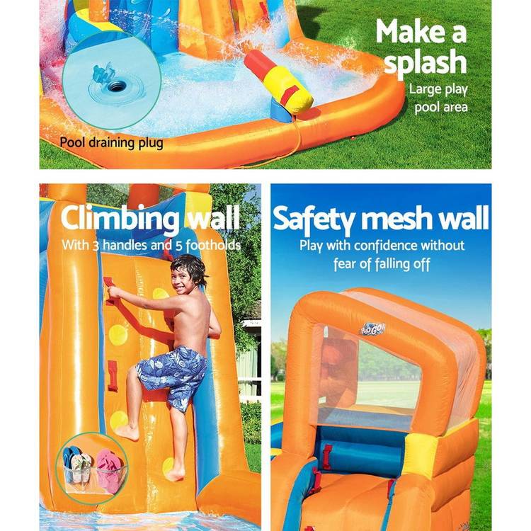 Bestway Inflatable Water Slide Pool Slide Jumping Castle Playground Toy Splash - Little Kids Business