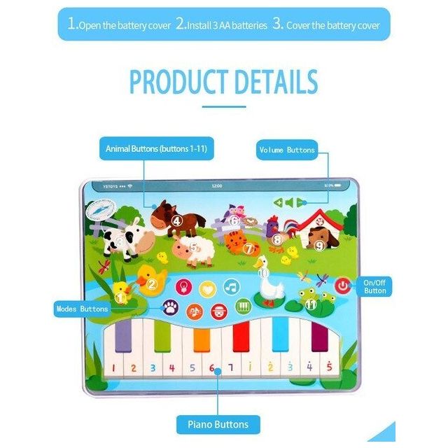 Children Learning Education Tablet Toy - Little Kids Business