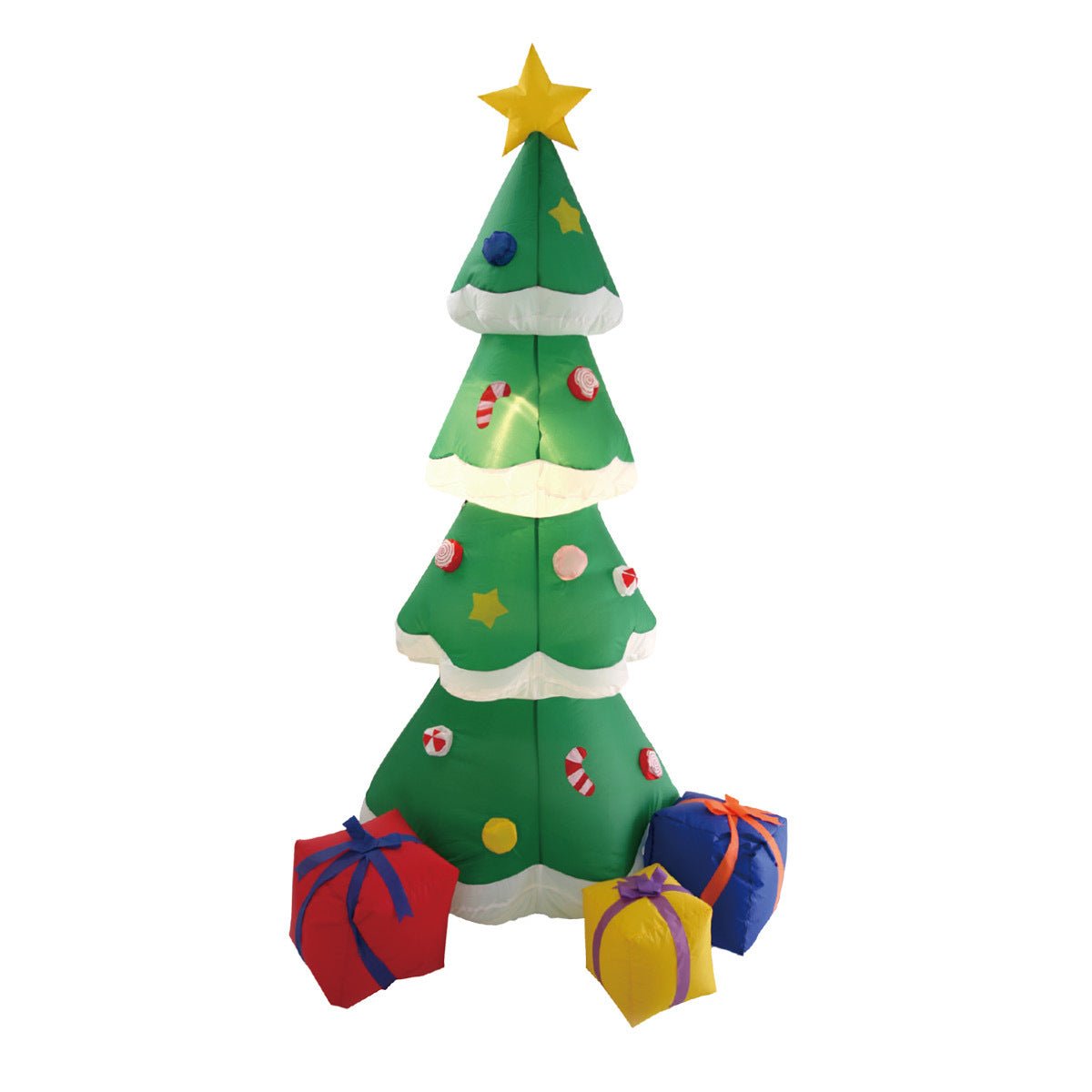 Christmas By Sas 1.8m Self Inflatable LED Tree With Presents - Little Kids Business