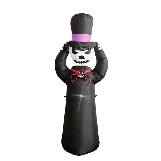 Festiss 1.8m Head Off Ghost Halloween Inflatable with LED FS-INF-18 - Little Kids Business