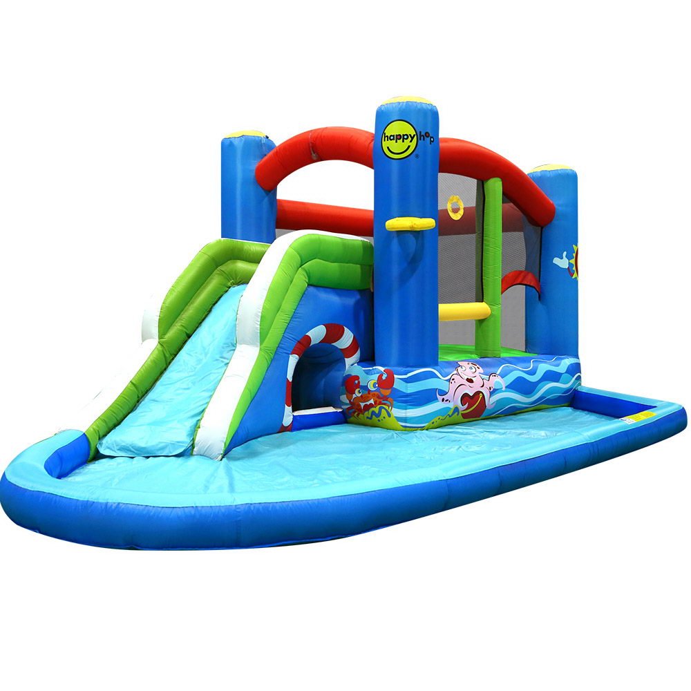 Happy Hop Inflatable Water Jumping Castle Bouncer Kid Toy Windsor Slide Splash - Little Kids Business