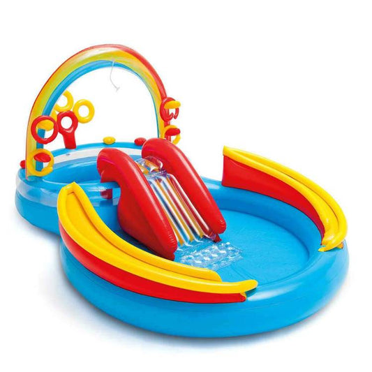 INTEX Inflatable Kids Rainbow Ring Water Play Center Kids - Little Kids Business