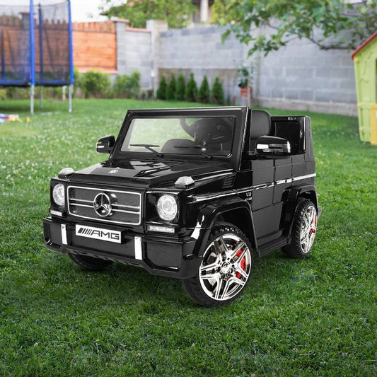 Kids Ride On Car MercedesBenz Licensed G65 12V Electric Black - Little Kids Business
