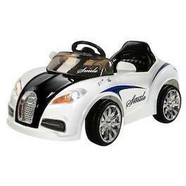 Rigo Kids Ride On Car - Black & White Bugatti - Little Kids Business
