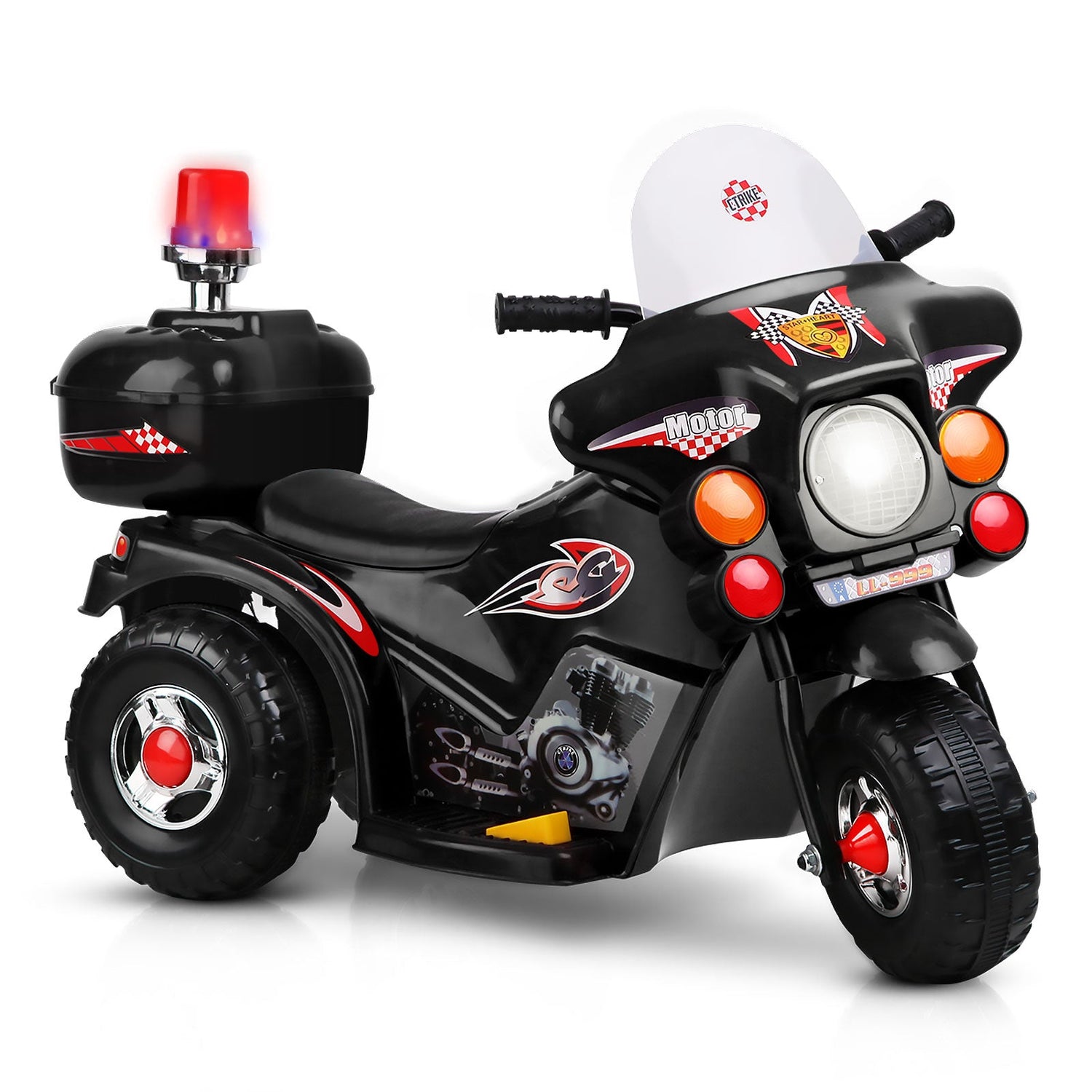 Rigo Kids Ride On Motorbike Motorcycle Car Black - Little Kids Business